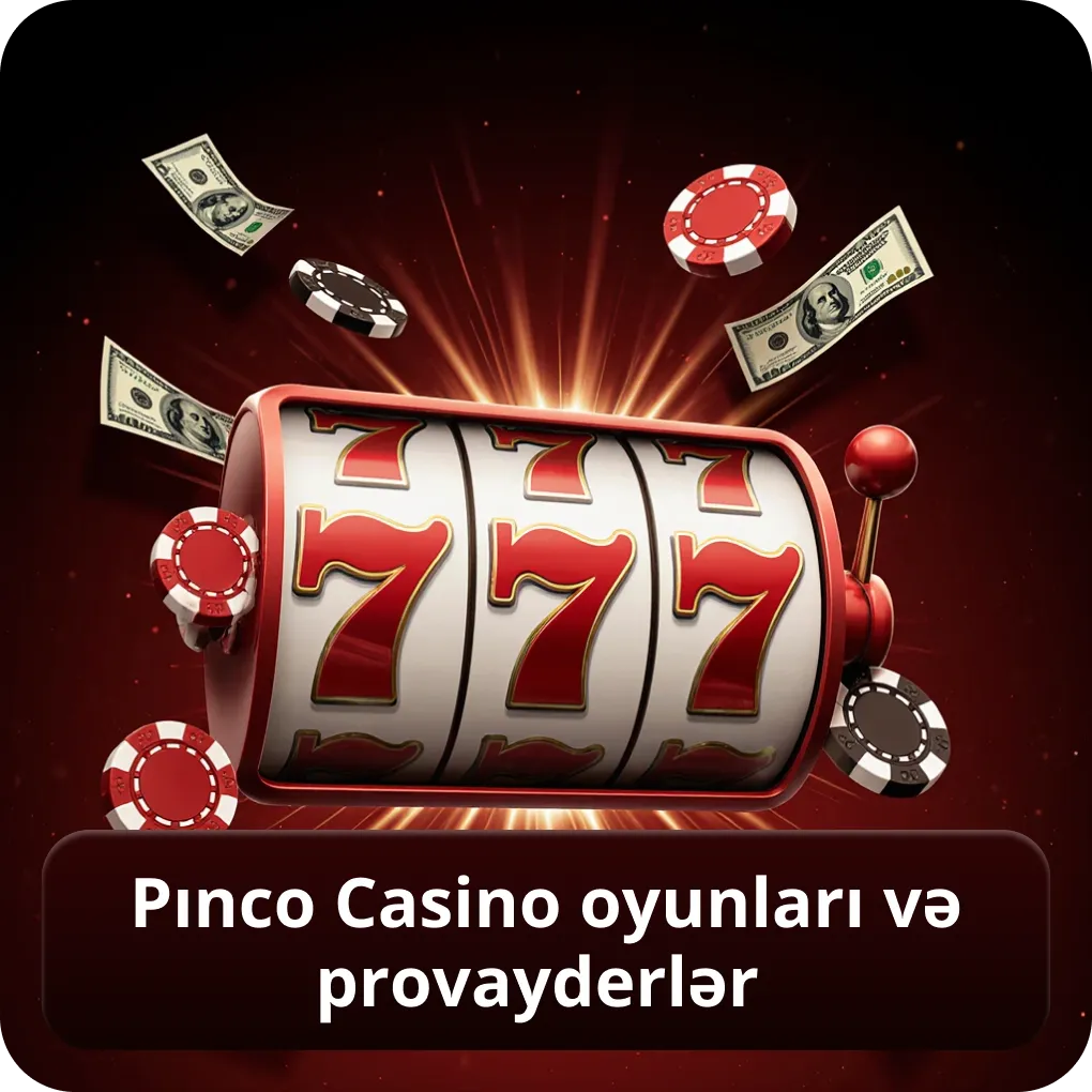 Pınco Casino oyunları və provayderlər
